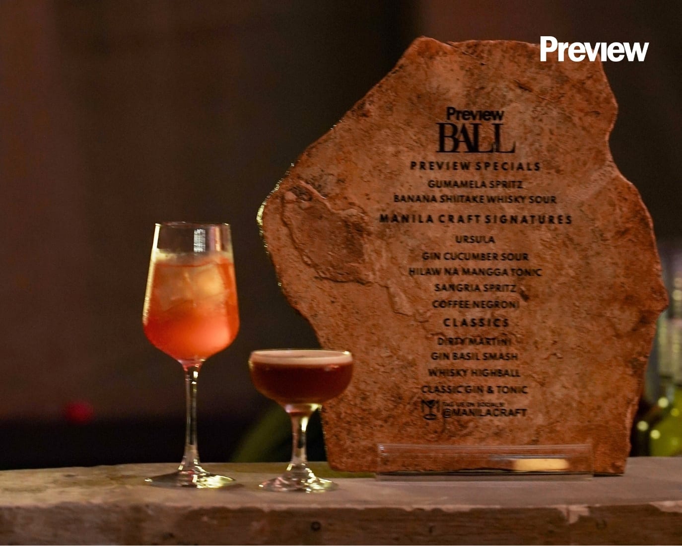 Preview Ball 2026 drinks